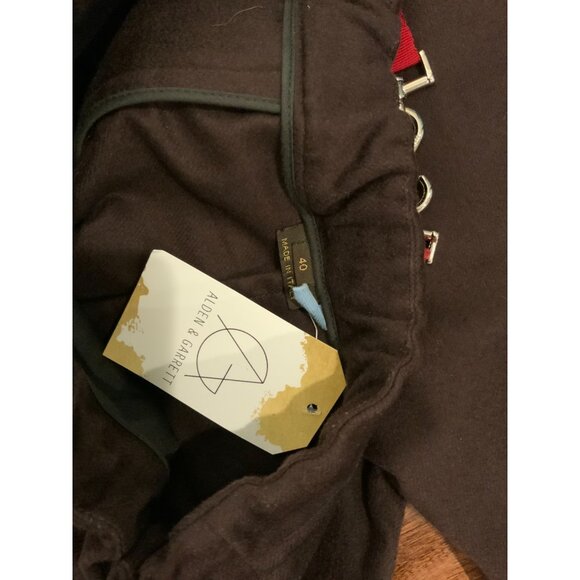 Louis Vuitton Brown Wool Elastic Waist Ankle Dress Pants, Size 8 | 40 - Picture 3 of 5